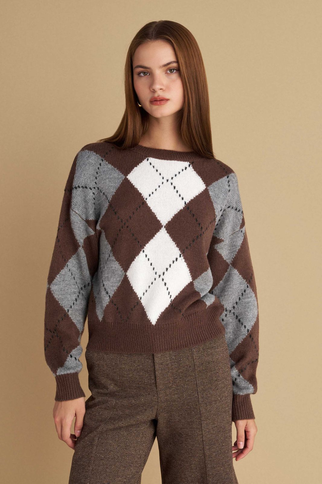 attrattivo - Pulover kafe me motive