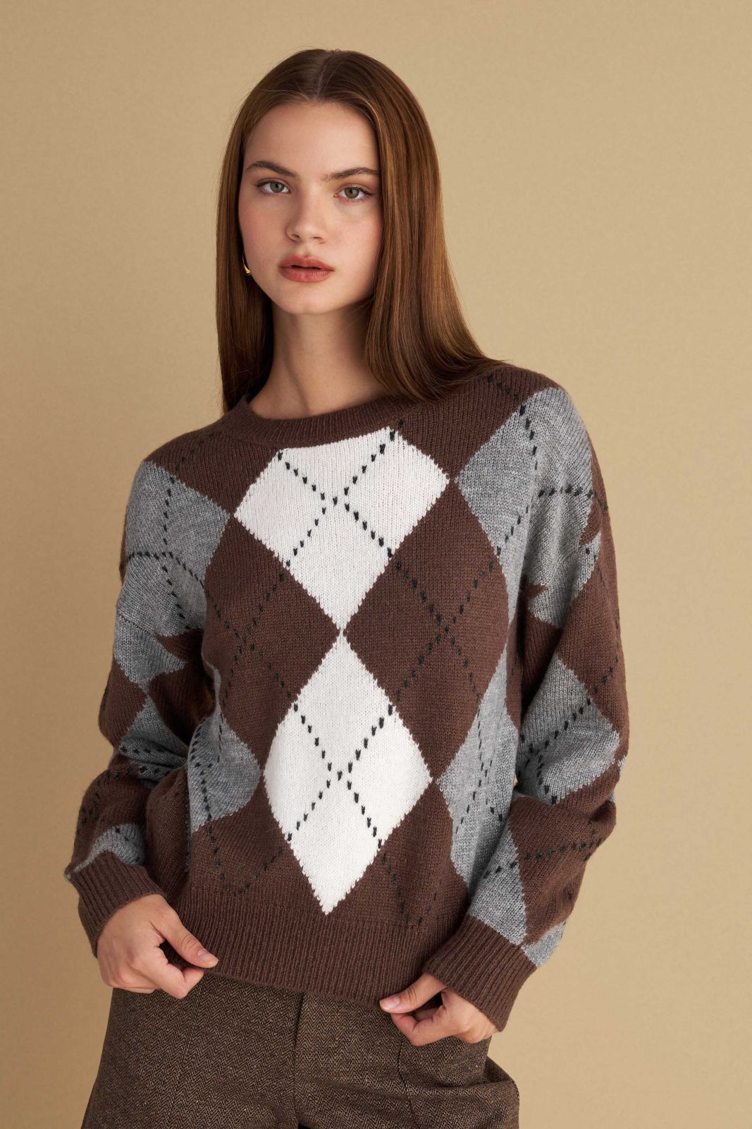 attrattivo - Pulover kafe me motive