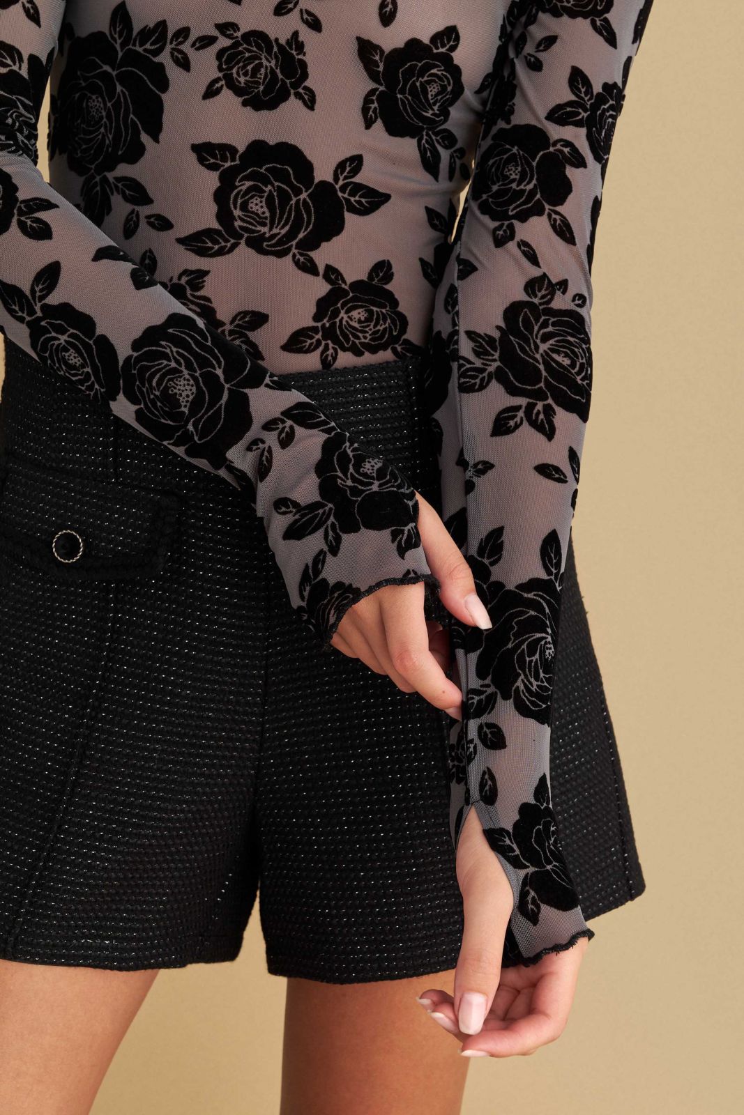 attrattivo - Bluze body transparente me motive lulesh velvet