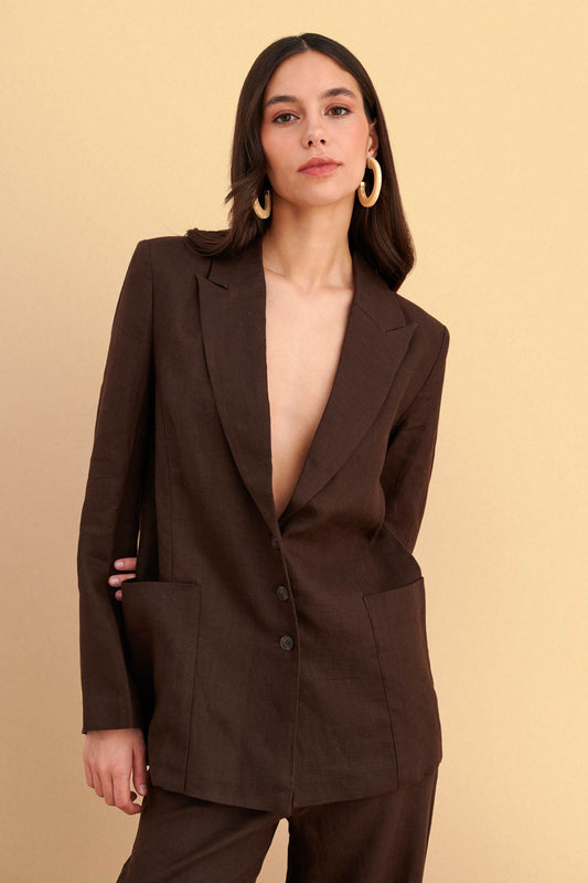 attrattivo - Xhakete lino kafe dhe jeshile