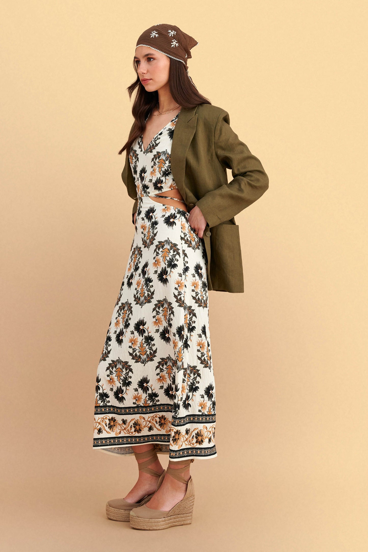 attrattivo - Xhakete lino kafe dhe jeshile