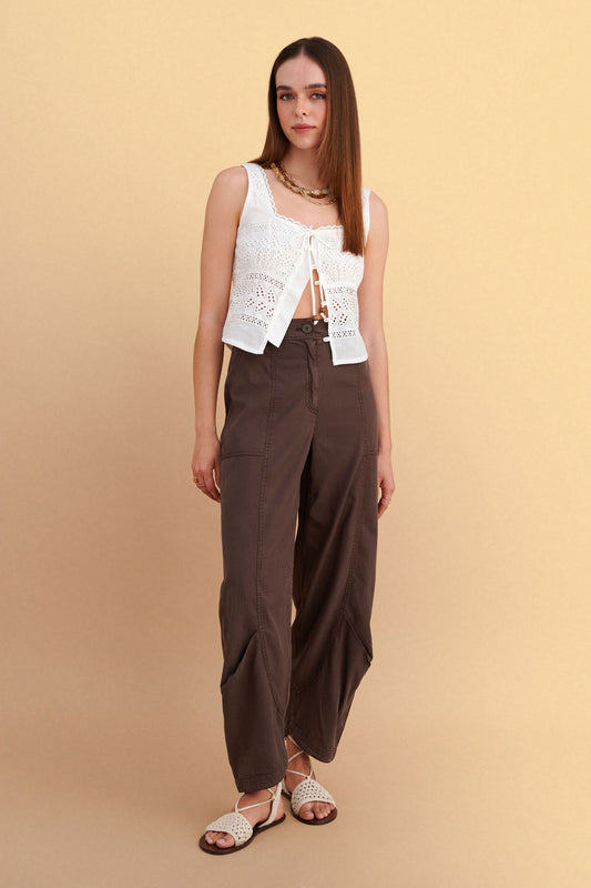 attrattivo - Pantallona kafe stil barrel