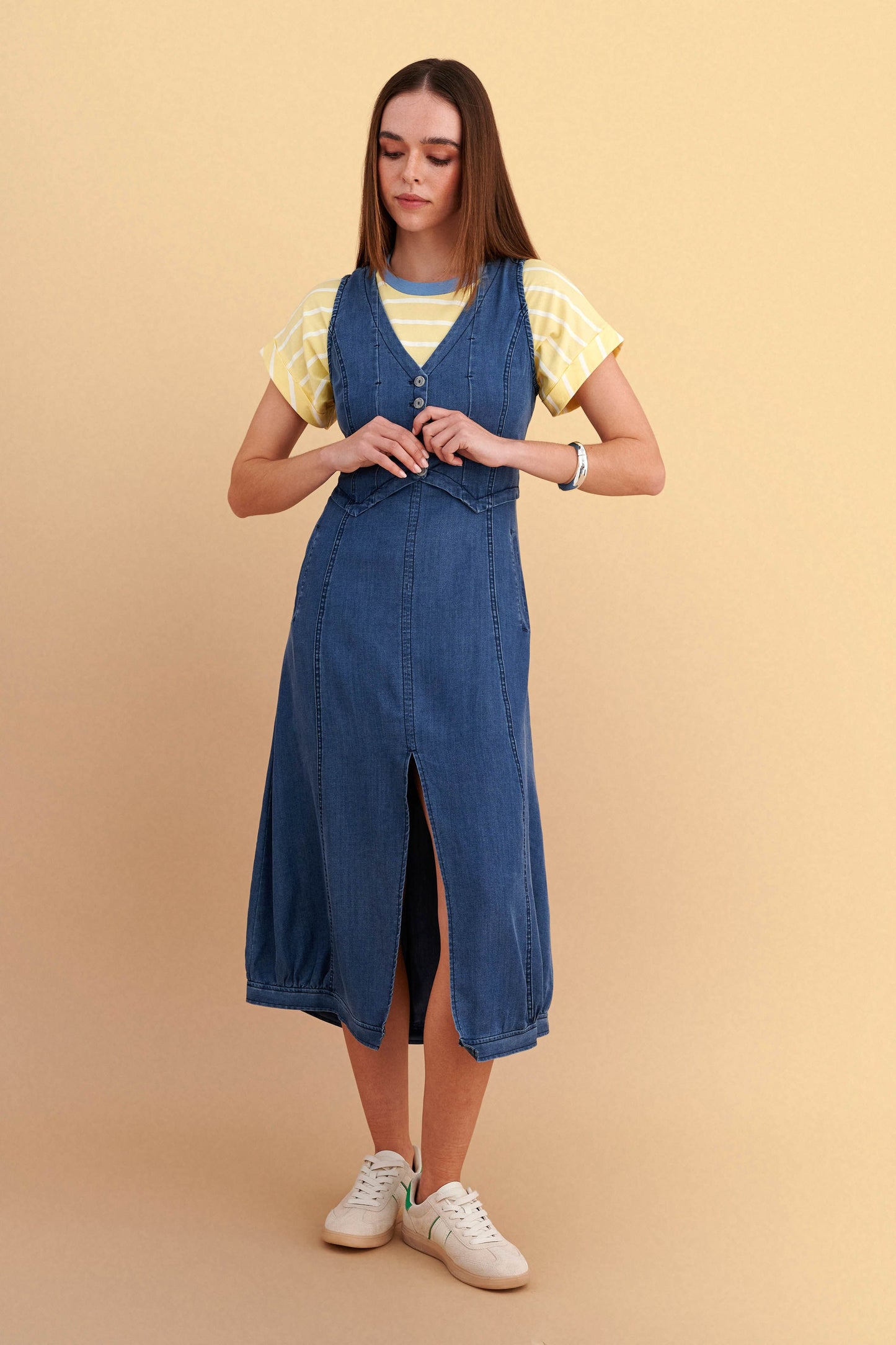 attrattivo - Fustan trecereksh blu xhins