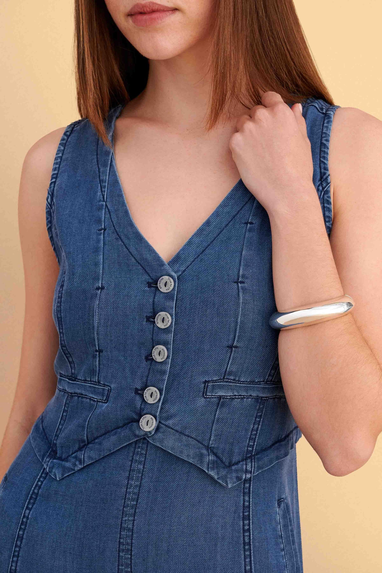 attrattivo - Fustan trecereksh blu xhins