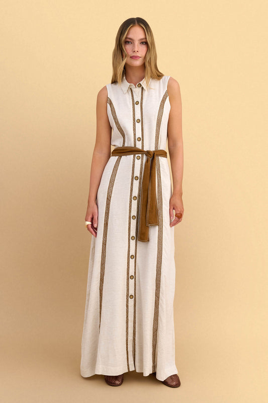 attrattivo - Fustan i bardhe me detaje