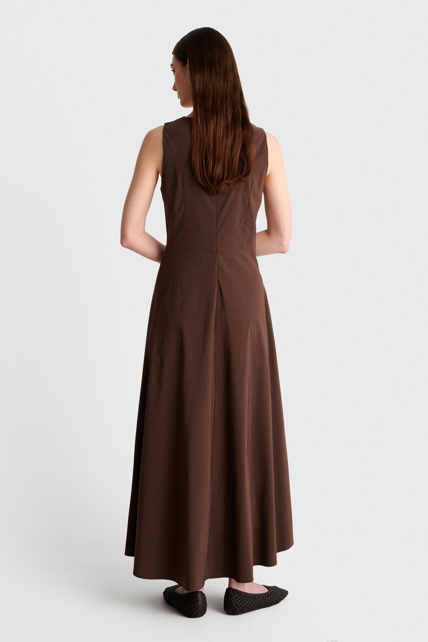 ALE - Fustan i gjate kaf me carje ne ane