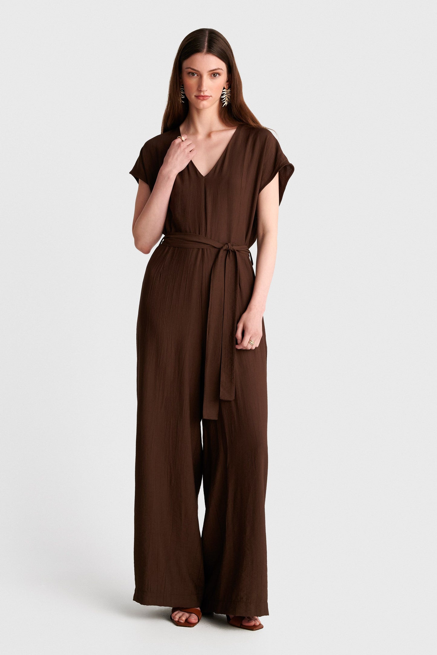 ALE - Jumpsuit kaf me lidhje ne bel