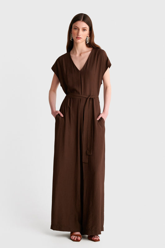 ALE - Jumpsuit kaf me lidhje ne bel