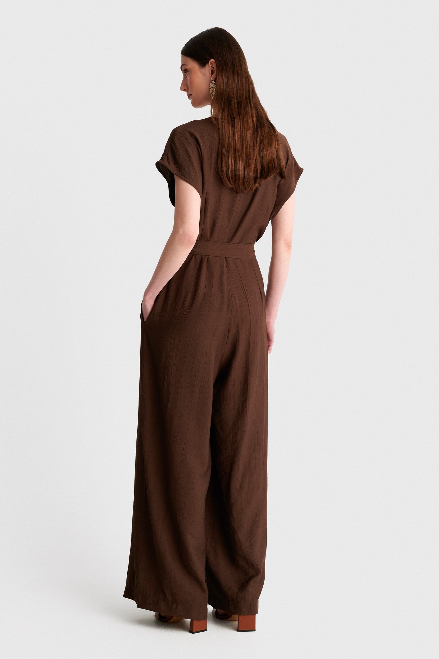 ALE - Jumpsuit kaf me lidhje ne bel