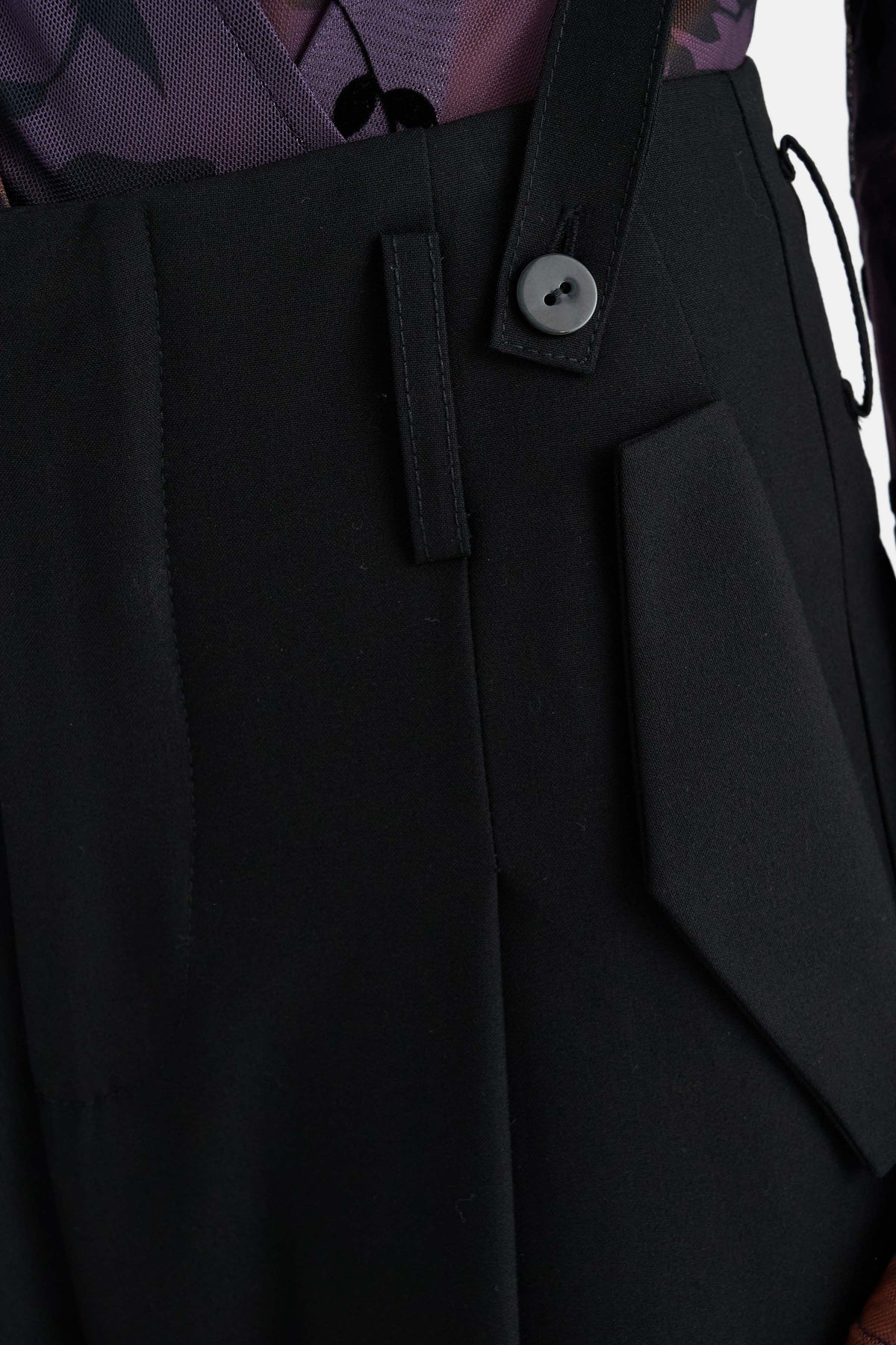 attrattivo - Pantallona te zeza stil barrel me rripa dekorative