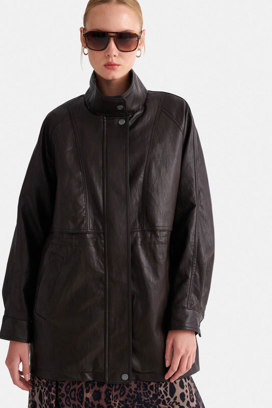 attrattivo - Xhakete lekure kafe stil oversize