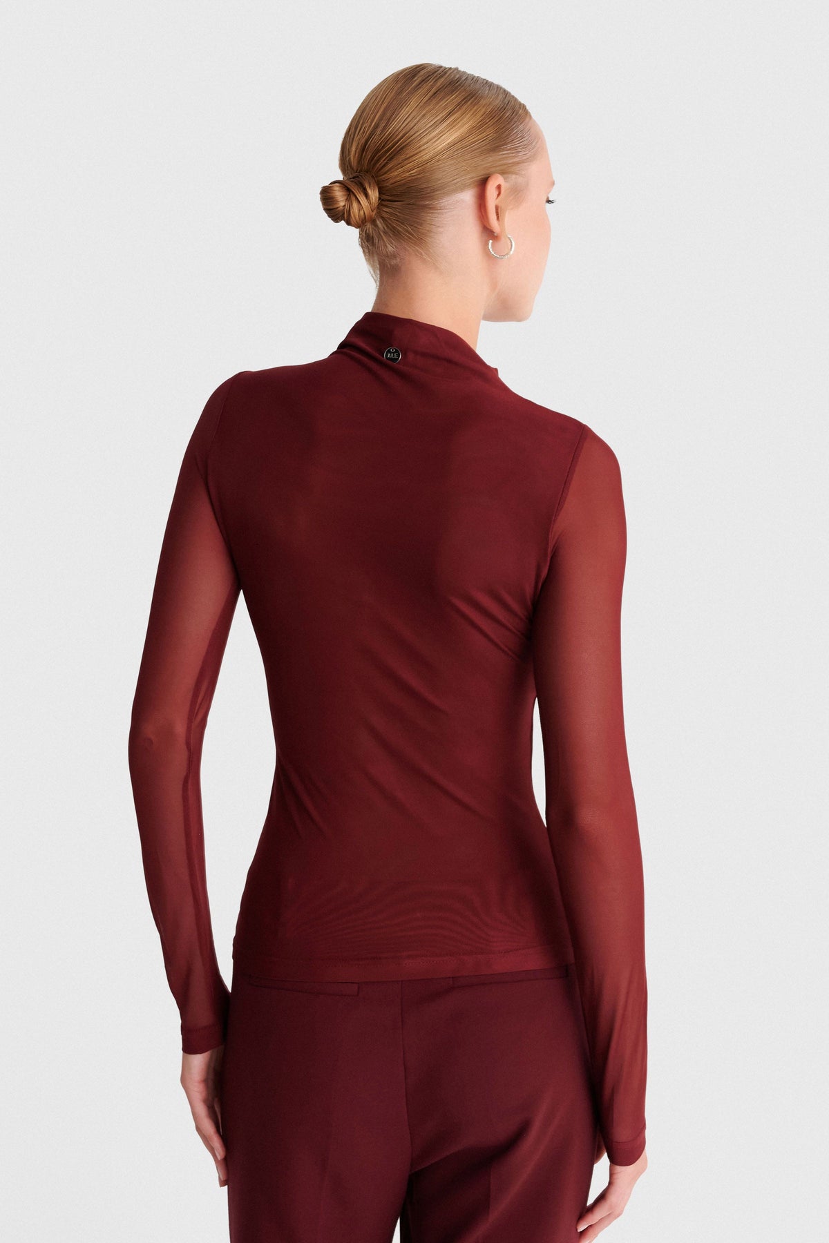 ALE - Bluze transparente e kuqe dhe e zeze