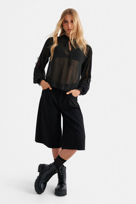 attrattivo - Bluze e zeze transparente me motive pikash dhe detaje dantelle