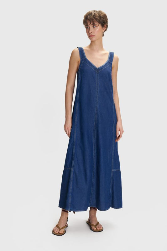 ALE - Fustan blu xhins i holle