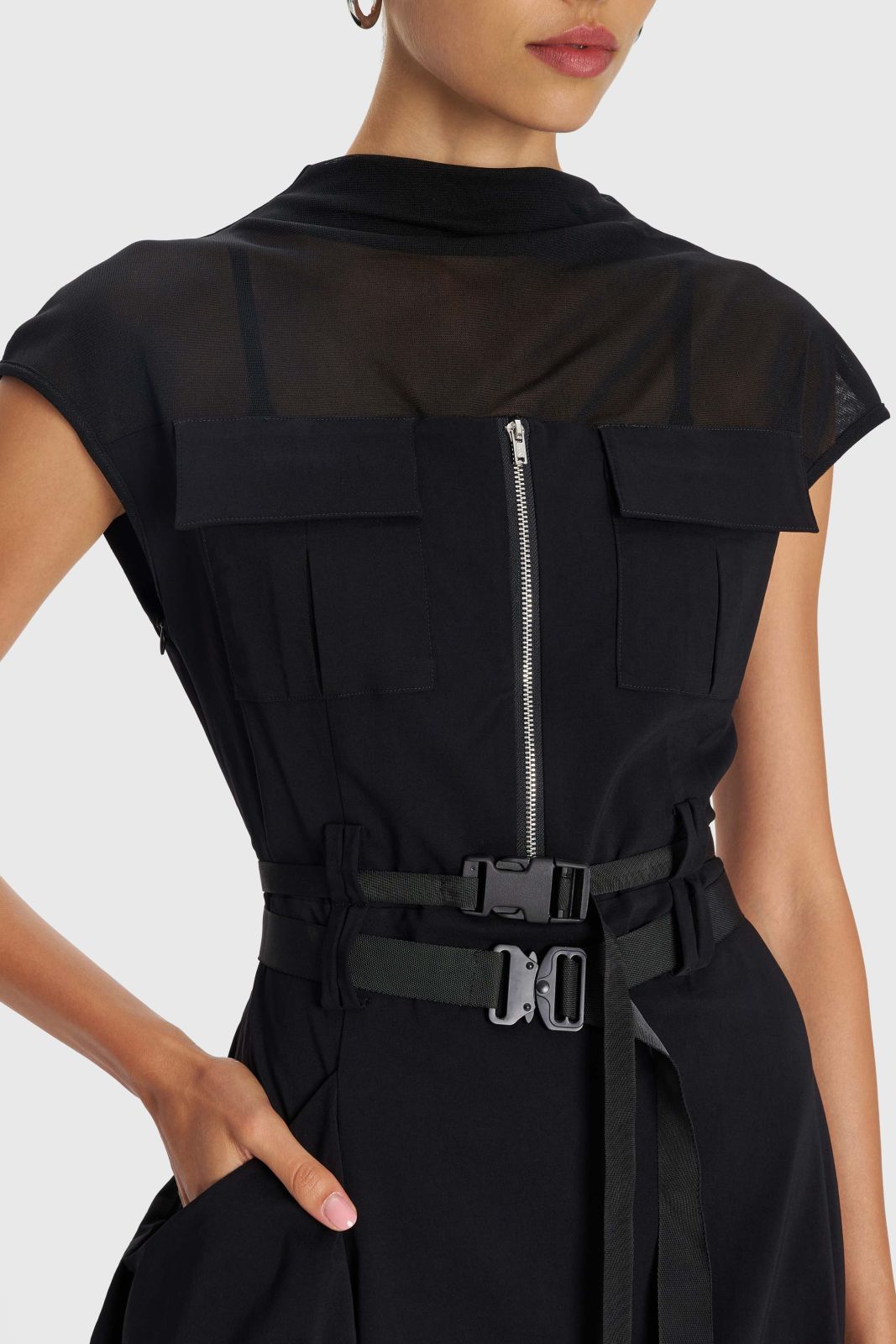 ALE - Fustan i zi trecereksh me rrip