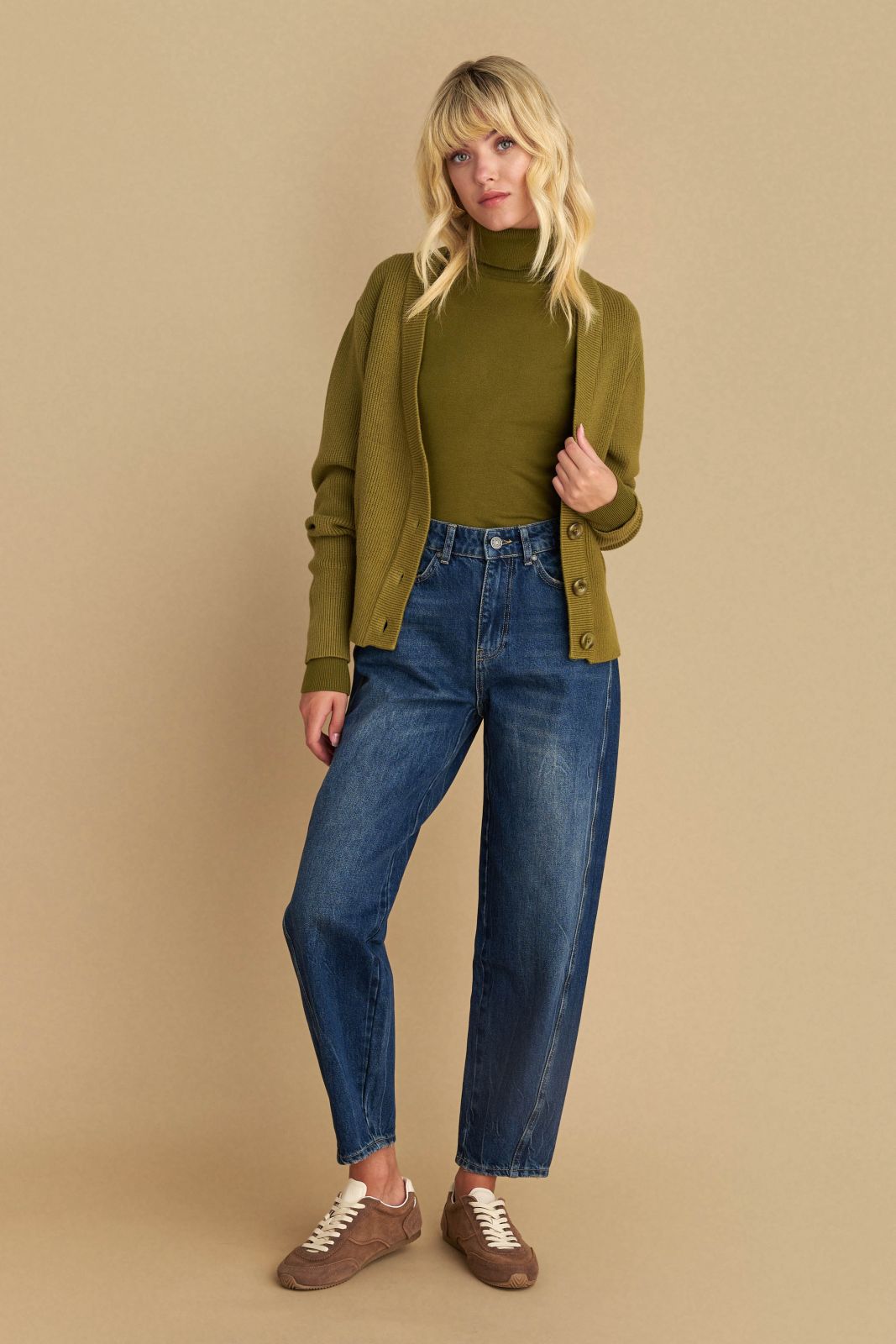 attrattivo - Pulover me golf e holle vishnje, jeshile , bezhe ,gri  dhe e zeze