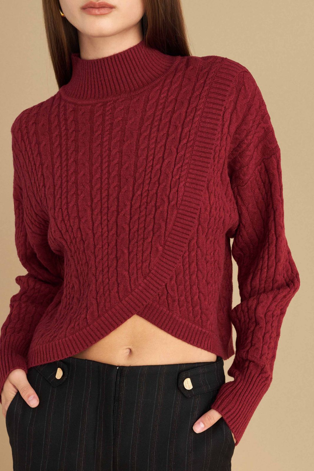 attrattivo - Pulover blu dhe e kuqe me jake te rrumbullaket