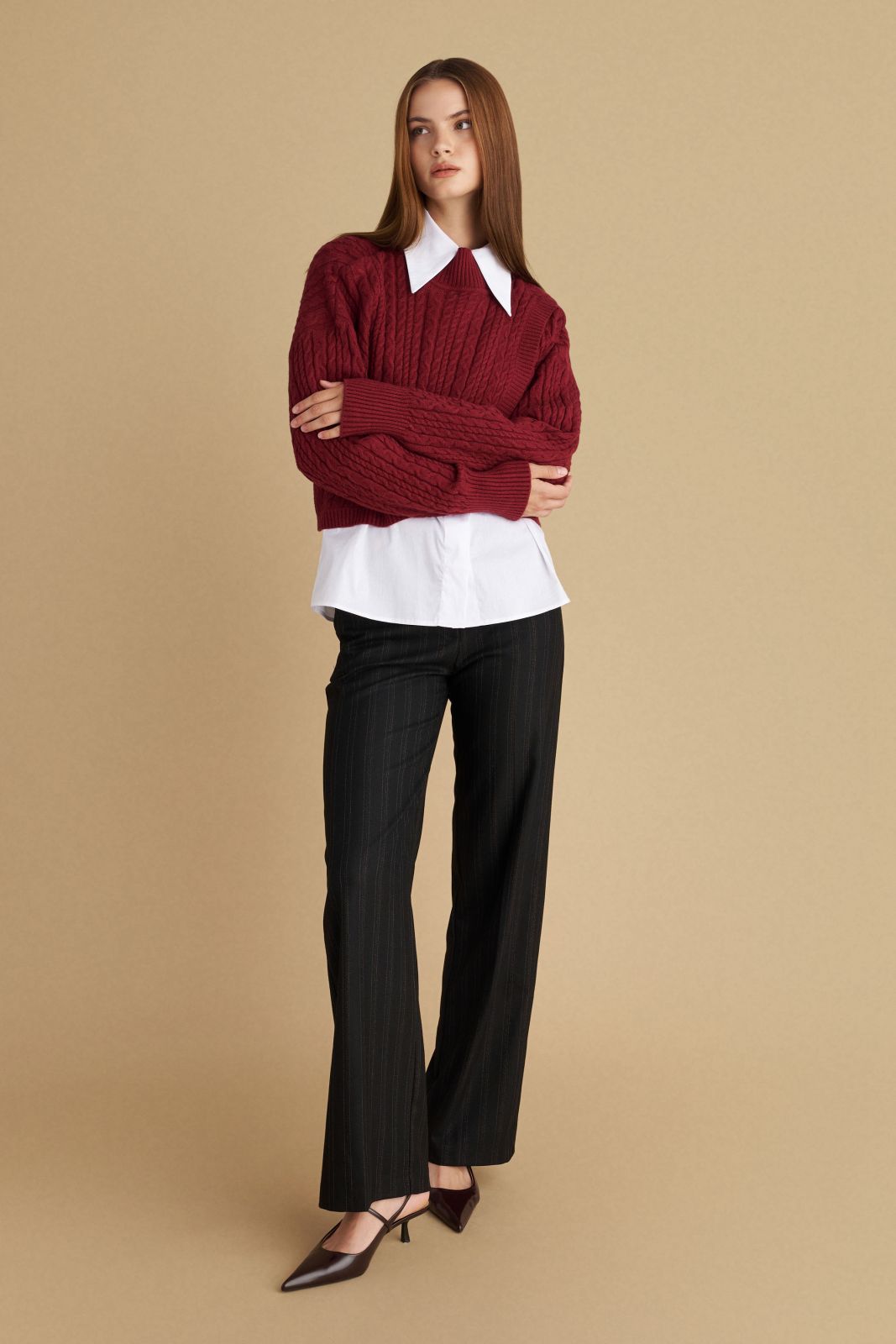 attrattivo - Pulover blu dhe e kuqe me jake te rrumbullaket