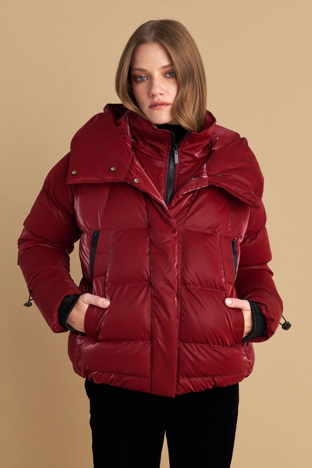 attrattivo - Xhup i shkurter i kuq dhe gri