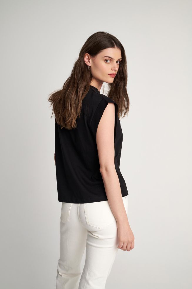 attrattivo - Bluze pambuku e bardhe dhe e zeze