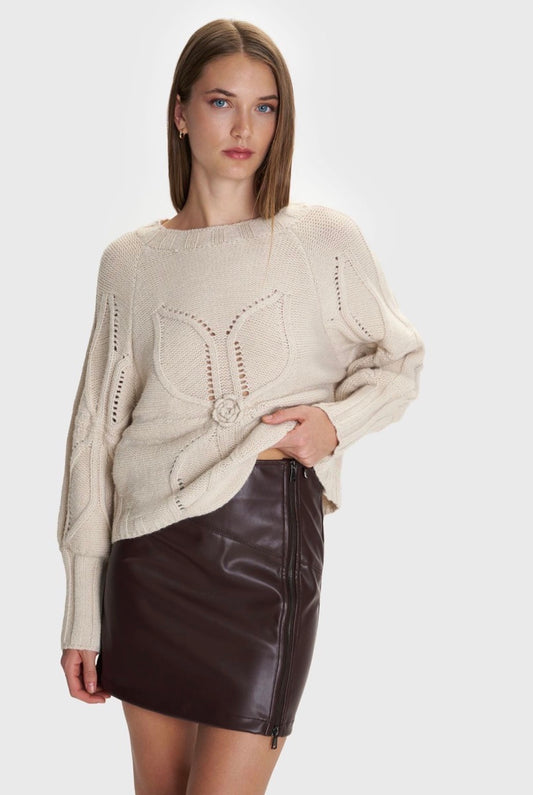 ALE - Pulover e thurur me dizenjo lulesh