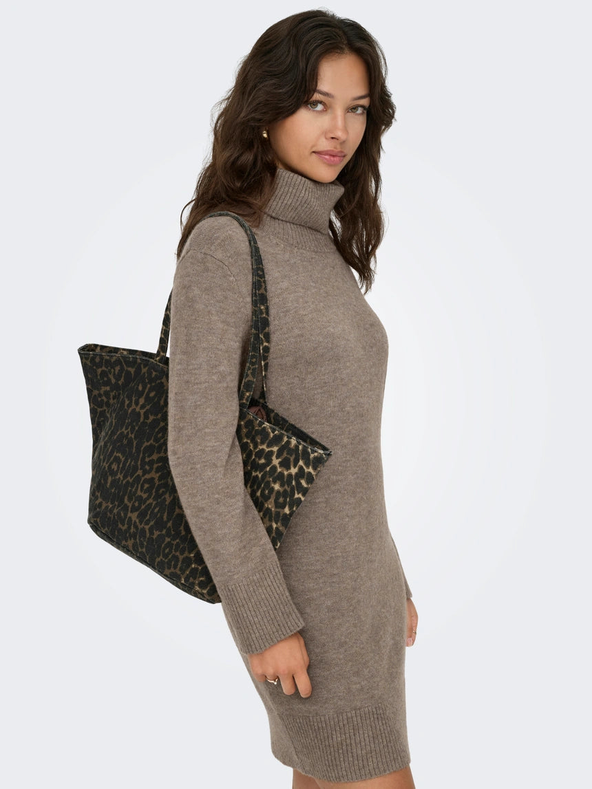 ONLY - Fustan kaf deve i shkurter