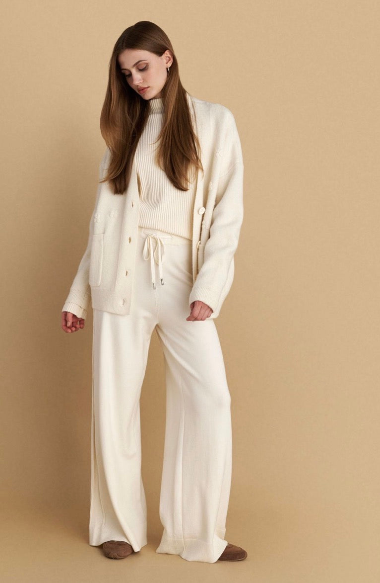 attrattivo - Pantallona deve bezhe dhe kafe me lidhje ne bel