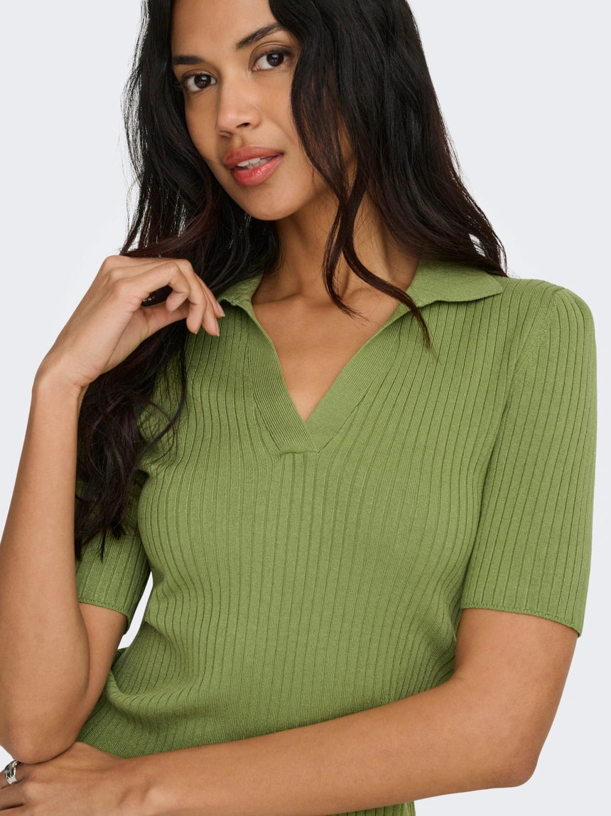 ONLY - Bluze me jake kafe , e bardhe dhe jeshile