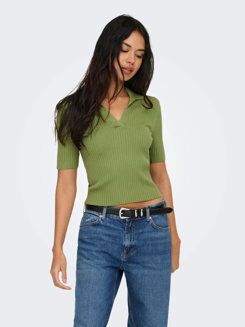 ONLY - Bluze me jake kafe , e bardhe dhe jeshile