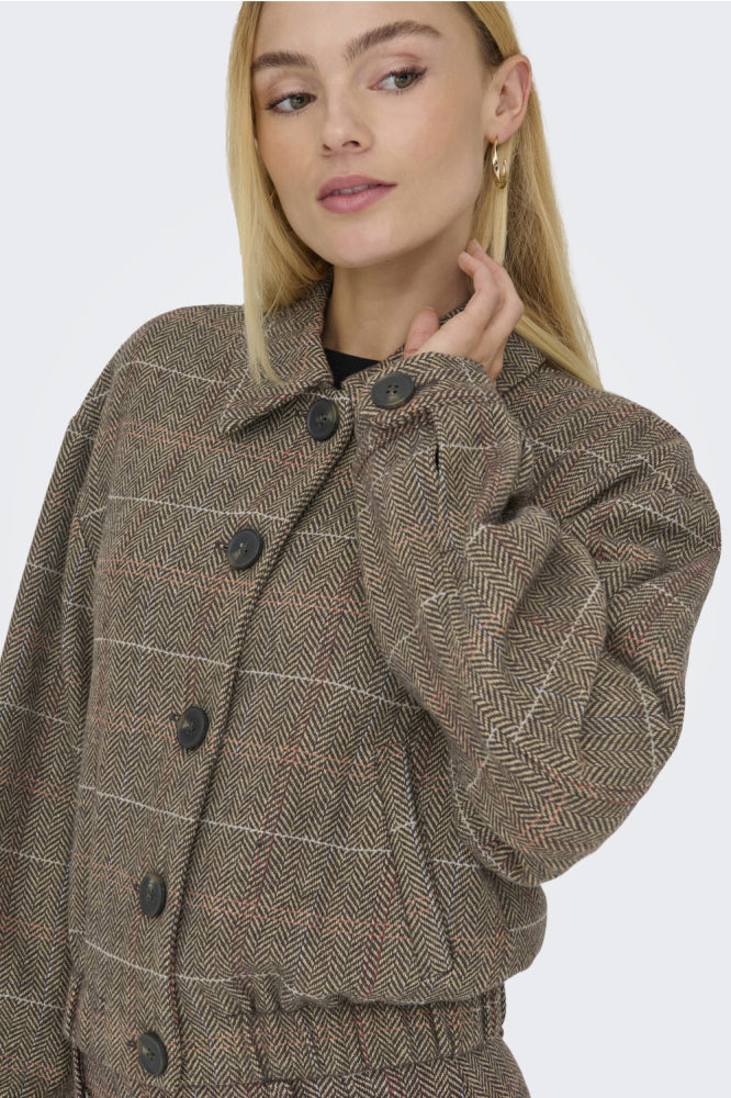 ONLY - Xhaket e shkurter stofi