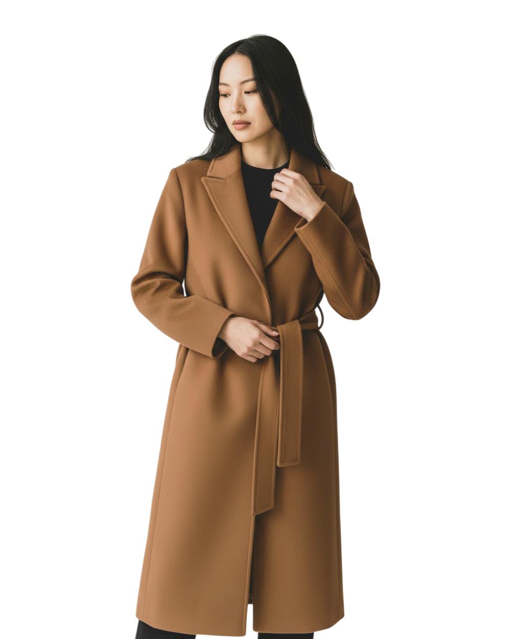 Passager - Pallto e gjate bezhe, e zeze dhe vishnje