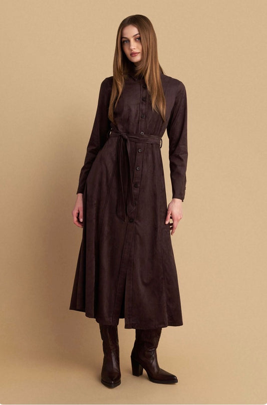 attrattivo - Fustan kamoshi ne ngjyren kafe