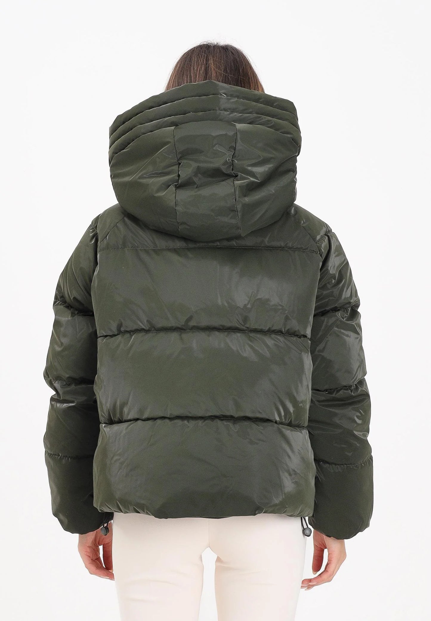 ONLY - Xhup jeshil dhe i zi me kapuc