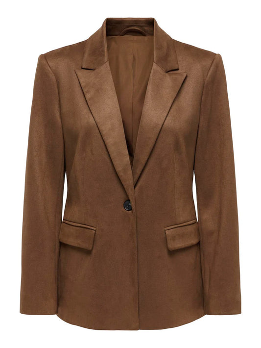 ONLY - Xhakete kadife kafe