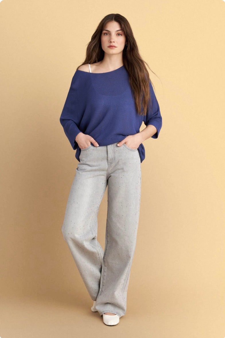 attrattivo - Bluze e kuqe dhe blu me dekolte te hapur