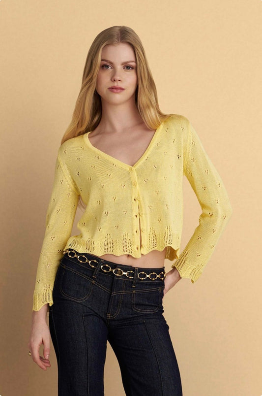 attrattivo - Triko e thurur e verdhe dhe e zeze