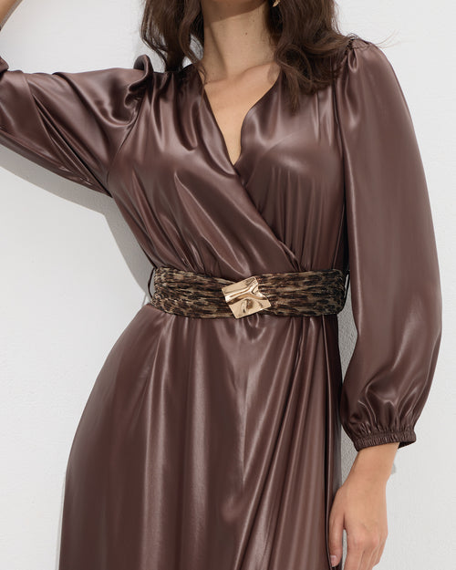 Passager - Fustan i gjate kaf me efekt lekure