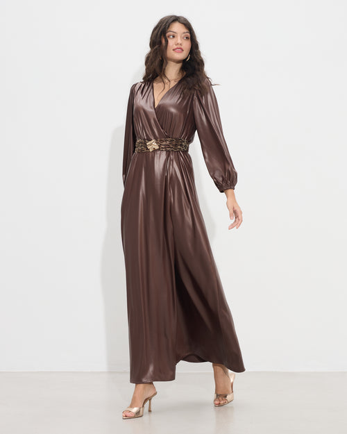 Passager - Fustan i gjate kaf me efekt lekure