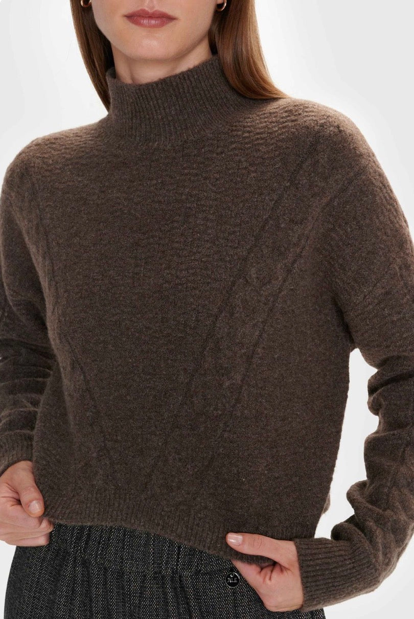 ALE - Pulover e kuqe dhe kafe me jake golf