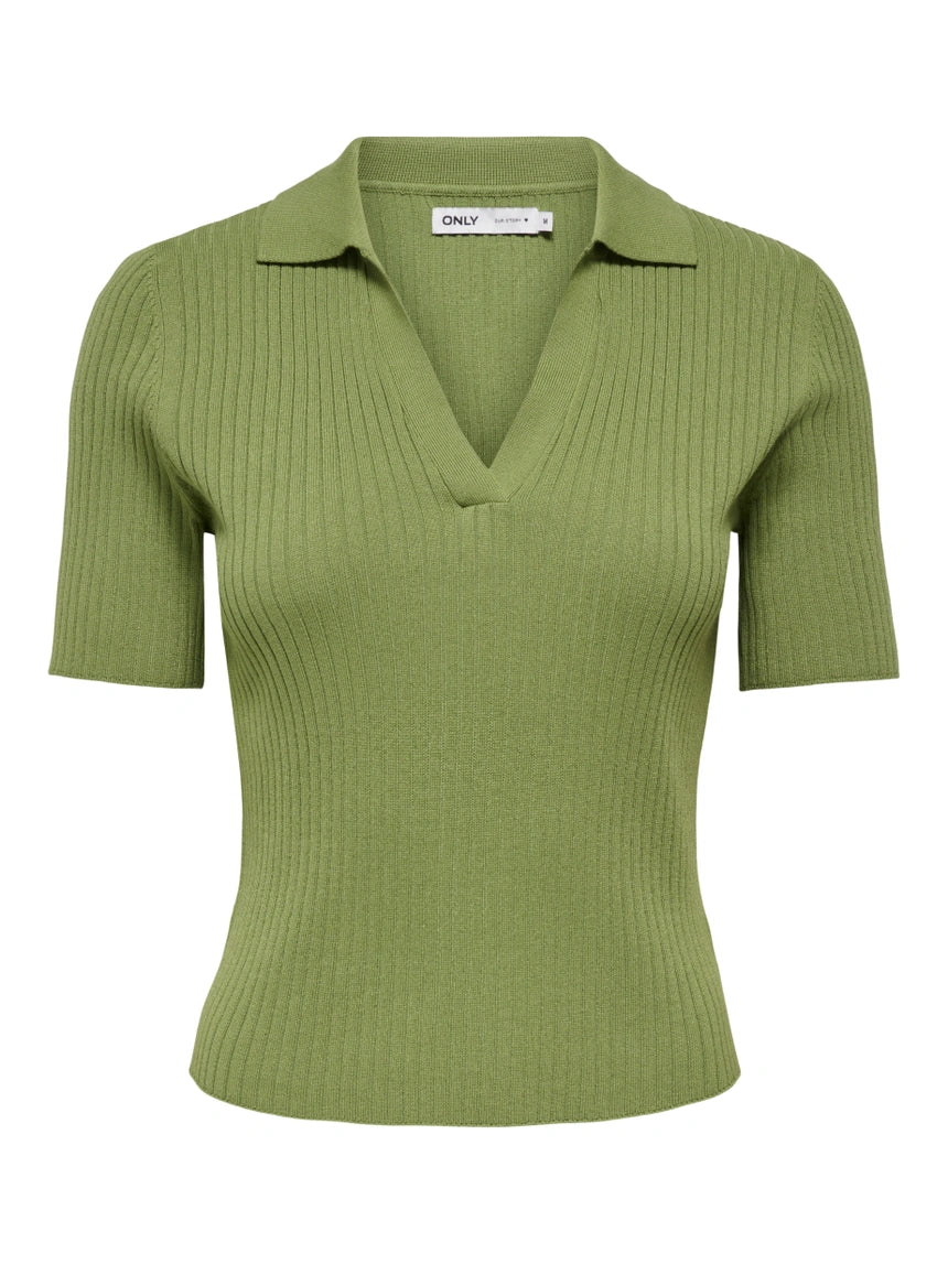 ONLY - Bluze me jake kafe , e bardhe dhe jeshile