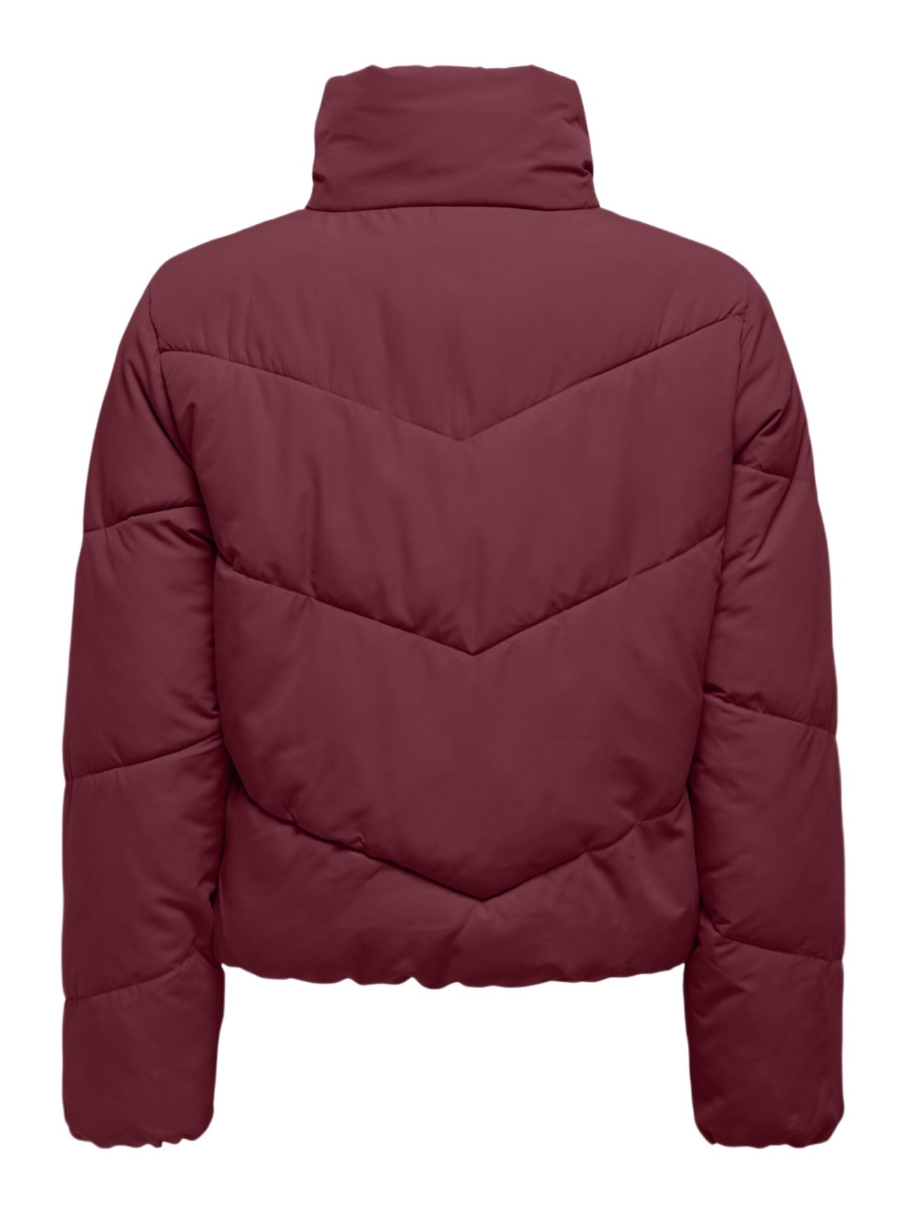 ONLY - Xhup i shkurter ne ngjyre te zeze , kafe , gri dhe vishnje