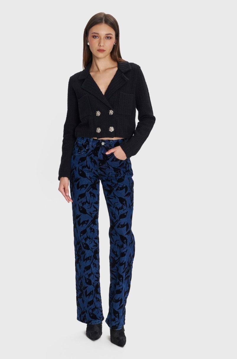 ALE - Xhakete e zeze e shkurter me kopsa