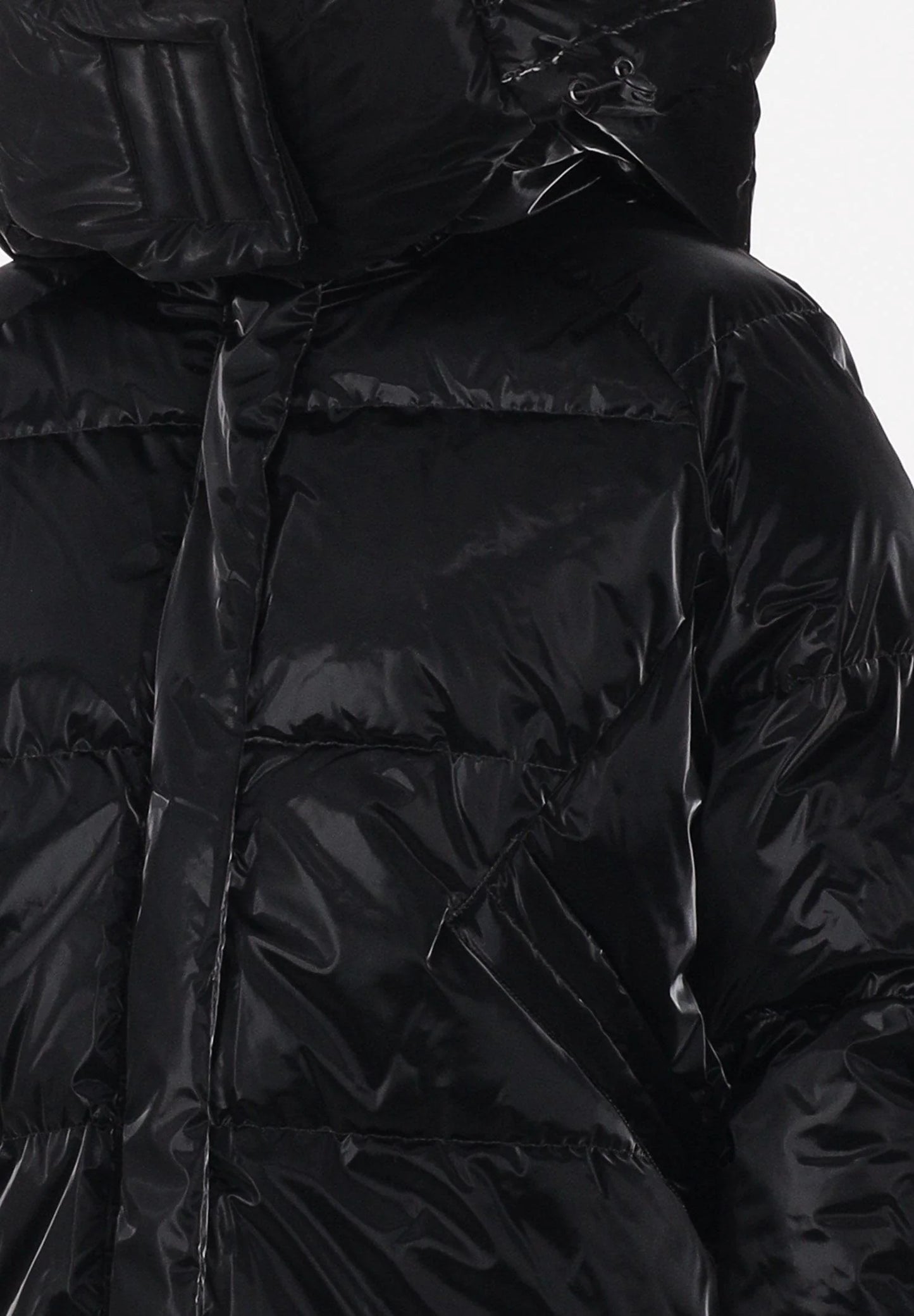 ONLY - Xhup jeshil dhe i zi me kapuc