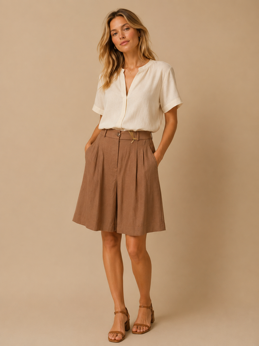 Passager - Pantallona kafe te shkurta