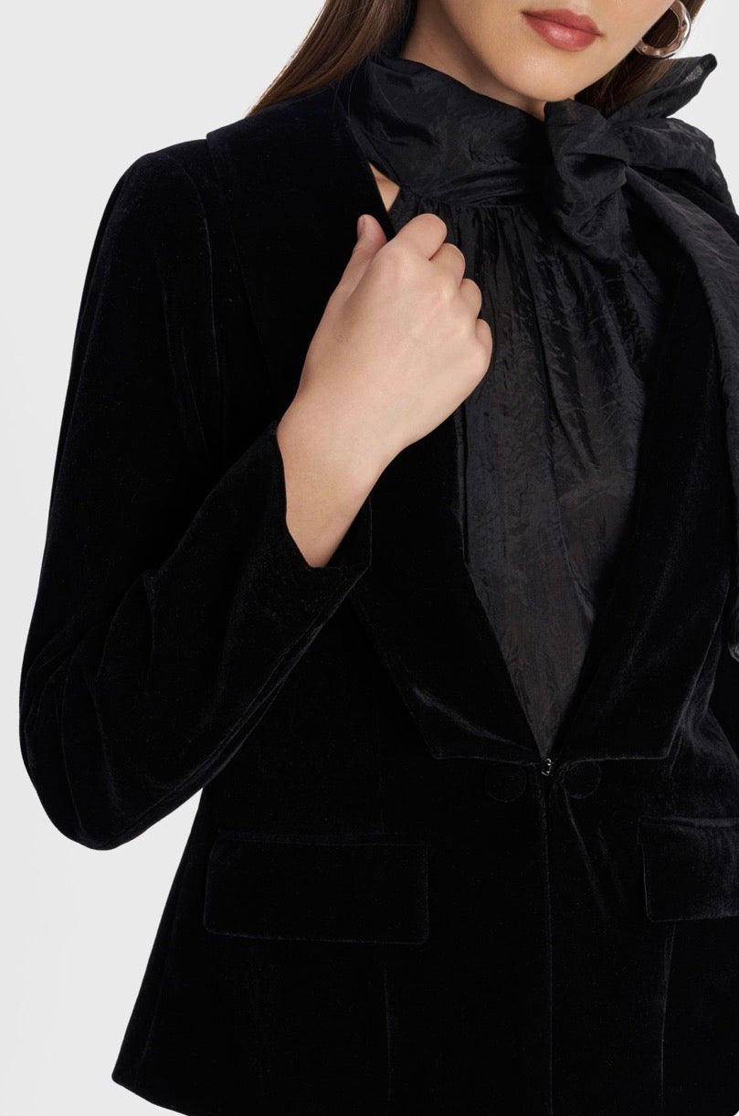 ALE - Xhakete veludhe vishnje dhe e zeze me prerje ne bel