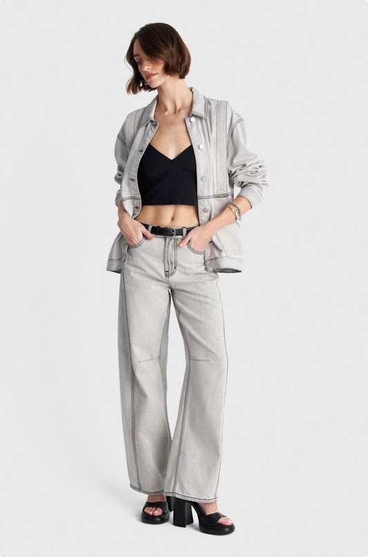 ALE -  Set xhaket xhins dhe pantallona ne ngjyren gri