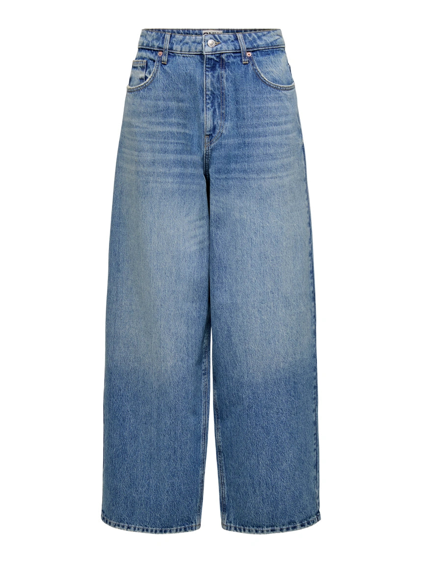 ONLY - Xhinse blu prerje e gjere