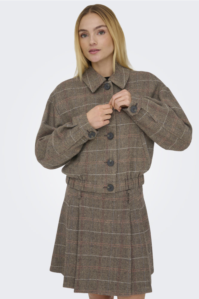 ONLY - Xhaket e shkurter stofi