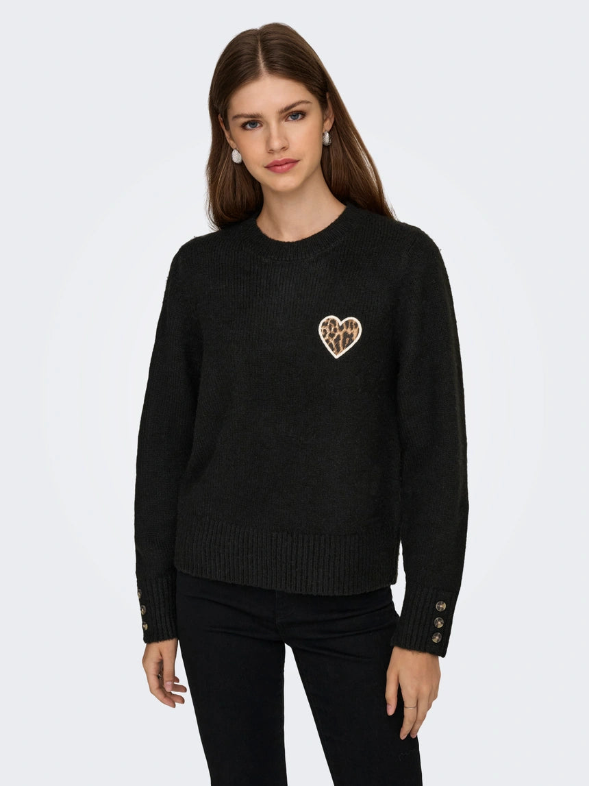 ONLY - Pulover bezhe dhe e zeze me detaje