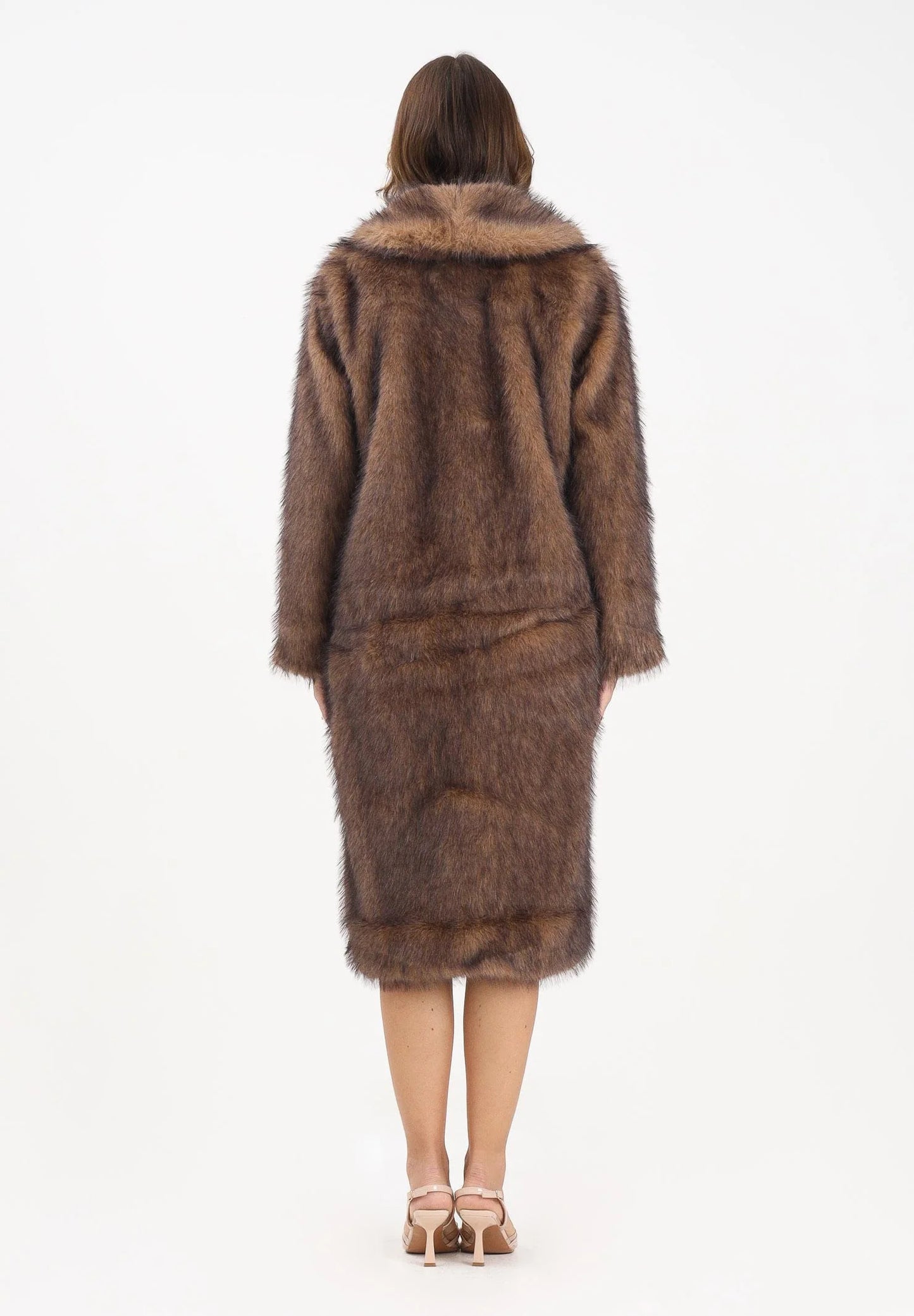 ONLY - Pallto pellush i gjate kaf